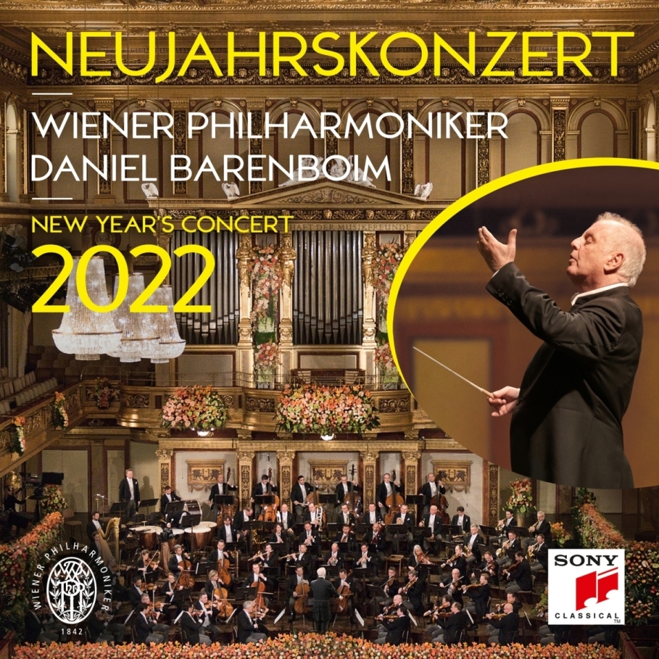 Wiener Philharmoniker & Daniel Barenboim - Neujahrskonzert 2022 (German/English Booklet, 2 CDs)