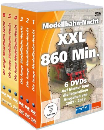 Modellbahn-Nacht XXL - Auf kleiner Spur die legendären Ausgaben von 2007-2012 (6 DVDs)