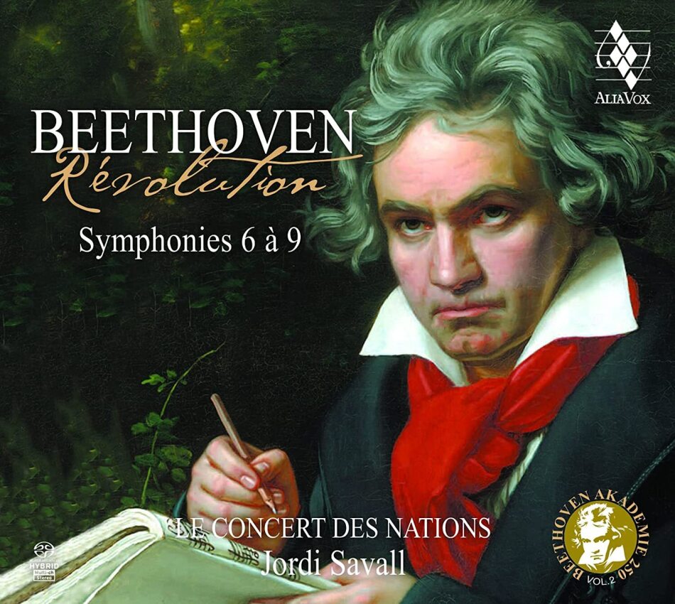Le Concert des Nations, Ludwig van Beethoven (1770-1827) & Jordi Savall - Révolutioin - Symphonies 6 à 9 (3 SACDs)