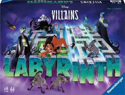 Disney Villains Labyrinth - Familienspiel für 2-4 Spieler ab 7 Jahren