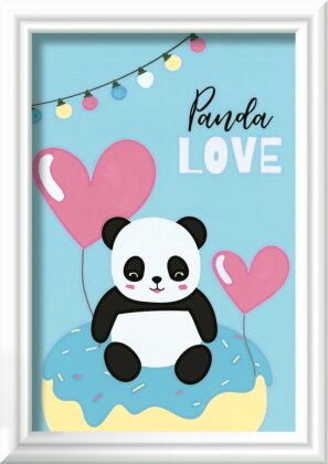 Ravensburger Malen nach Zahlen 20058 - Panda Love - Kinder ab 7 Jahren
