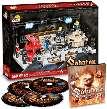 Sabaton - The Great Show - Box Cobi-Stage (Limited Edition, 2 Blu-rays + 2 DVDs)