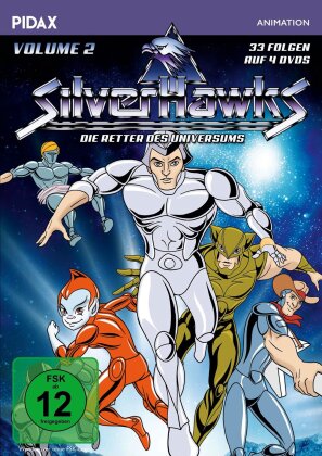 Silverhawks - Vol. 2 - 33 Folgen (Pidax Animation, 4 DVD)