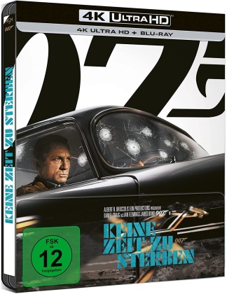 James Bond: Keine Zeit zu sterben (2021) (Limited Edition, Steelbook, 4K Ultra HD + Blu-ray)