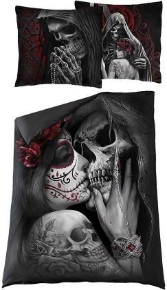 Spiral: Dead Kiss - Double Duvet Cover with 2 UK Pillowcases