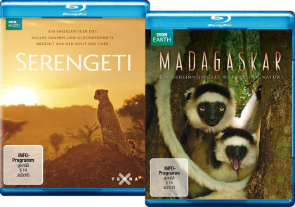 Serengeti / Madagaskar (BBC Earth, Limited Edition, 2 Blu-rays)