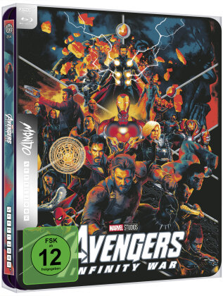 Avengers 3 - Infinity War (2018) (Mondo, Edizione Limitata, Steelbook, 4K Ultra HD + Blu-ray)