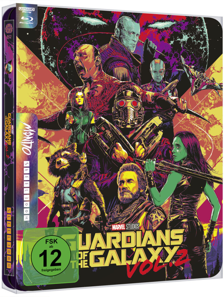 Guardians of the Galaxy - Vol. 2 (2017) (Mondo, Limited Edition, Steelbook, 4K Ultra HD + Blu-ray)