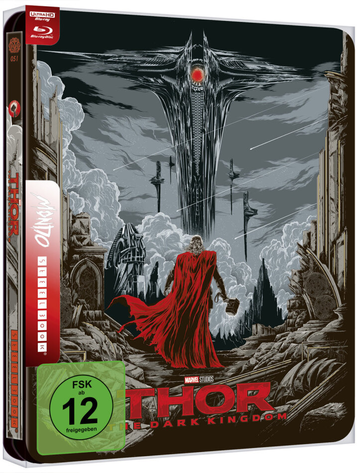 Thor 2 - The Dark Kingdom (2013) (Mondo, Limited Edition, Steelbook, 4K Ultra HD + Blu-ray)