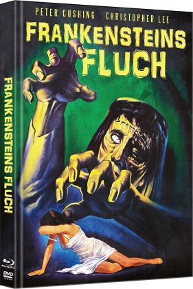 Frankensteins Fluch (1957) (Cover D, Limited Edition, Mediabook, Blu-ray + DVD)
