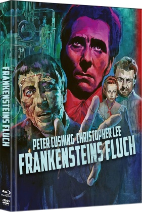 Frankensteins Fluch (1957) (Cover B, Limited Edition, Mediabook, Blu-ray + DVD)