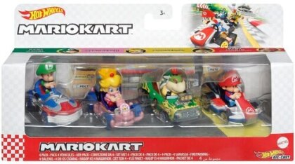 Hot Wheels Mario Kart - Hot Wheels Mario Kart 4 Pack 4