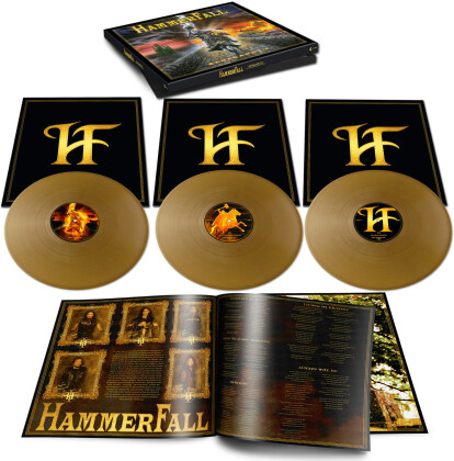 Hammerfall - Renegade (2021 Reissue, Limited Edition, Gold Viny, 3 LPs)