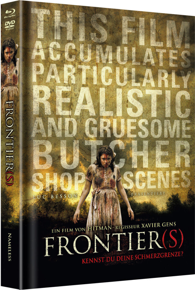 Frontiers (2007) (Cover D, Wattiert, Edizione Limitata, Mediabook, Uncut, Blu-ray + DVD)