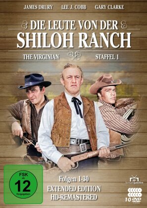 Die Leute von der Shiloh Ranch - Staffel 1 (Extended Edition, Remastered, 10 DVDs)