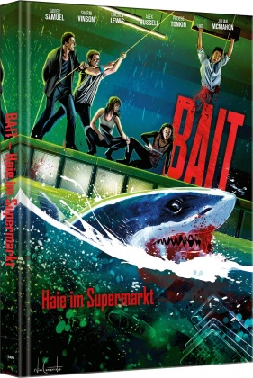 Bait - Haie im Supermarkt (2012) (Cover A, Edizione Limitata, Mediabook, Blu-ray + DVD)