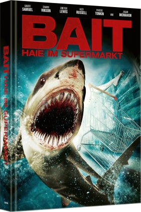 Bait - Haie im Supermarkt (2012) (Cover B, Edizione Limitata, Mediabook, Blu-ray + DVD)