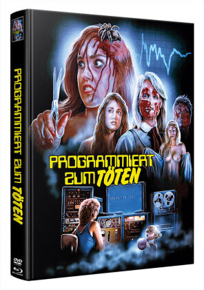 Programmiert zum Töten (1986) (Wattiert, Limited Edition, Mediabook, Blu-ray + DVD)