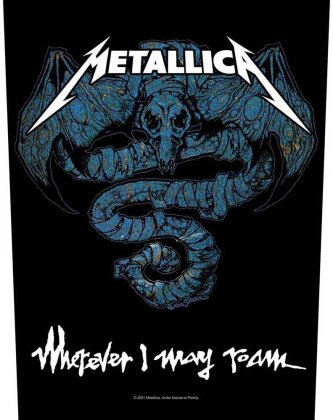 Metallica Back Patch - Wherever I May Roam