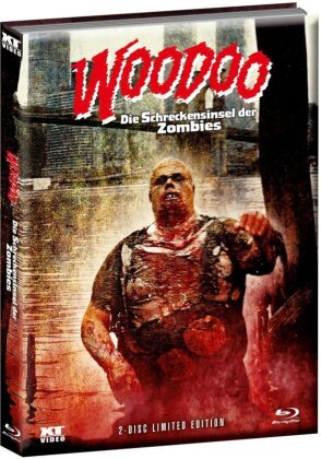 Woodoo - Die Schreckensinsel der Zombies (1979) (Wattiert, Cover 3, Limited Edition, Mediabook, Blu-ray + DVD)