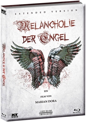 Melancholie der Engel (2009) (Wattiert, Cover 2, Extended Edition, Édition Limitée, Mediabook, Blu-ray + DVD)