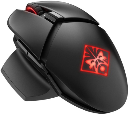 HP OMEN Photon Wireless Mouse, rechargeable, black/red