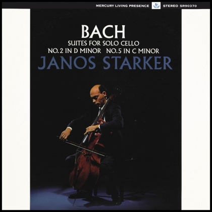 Janos Starker & Johann Sebastian Bach (1685-1750) - Suites Nos. 2 & 5 For Solo Cello (Decca, LP)