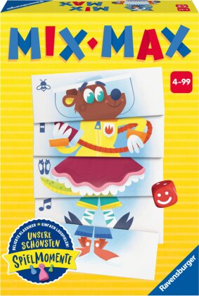 Ravensburger 20855 Mix Max - Tier-Legespiel für 2-6 Spieler ab 4 Jahren
