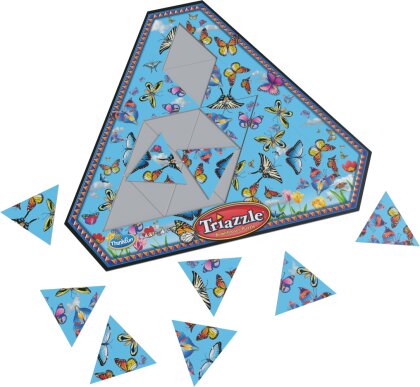 ThinkFun 76492 Triazzle Schmetterlinge - ein Logikpuzzle für Kinder und Erwachsene ab 8 Jahren
