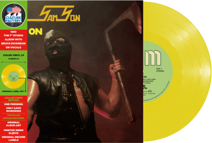 Samson - Head On (2022 Reissue, Culture Factory, Limited Edition, Bright Yellow Vinyl, LP)