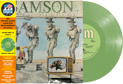 Samson - Shock Tactics (2022 Reissue, Culture Factory, Limited Edition, Coke Bottle Green Vinyl, LP)