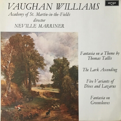 Academy of St Martin in the Fields, Ralph Vaughan Williams (1872-1958) & Neville Sir Marinner - Fantasia On A Theme By Thomas Tallis / The Lark Ascending / Five Variants Of Dives And Lazarus / Fantasia On Greensleeves (LP)