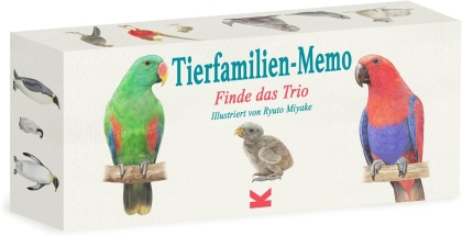 Tierfamilien-Memo - Finde das Trio