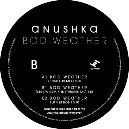 Anushka - Bad Weather / Str4ta Remix (12" Maxi)