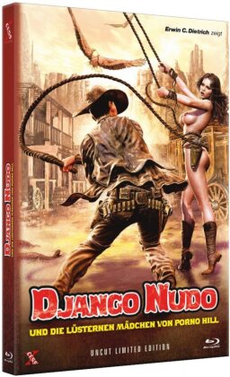 Django Nudo und die lüsternen Mädchen (1968) (Cover B, Grosse Hartbox, Limited Edition)