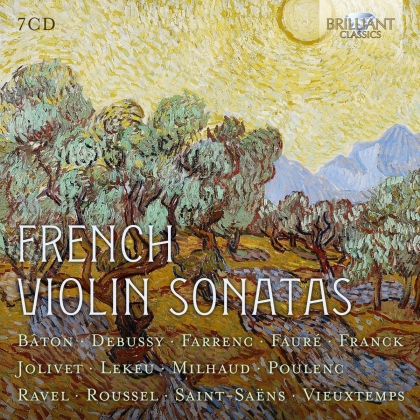 Krysia Osostowicz, Mauro Tortorelli, Kristof Barati, René-Emmanuel Baton (1879-1940), Claude Debussy (1862-1918), … - French Violin Sonatas (7 CDs)