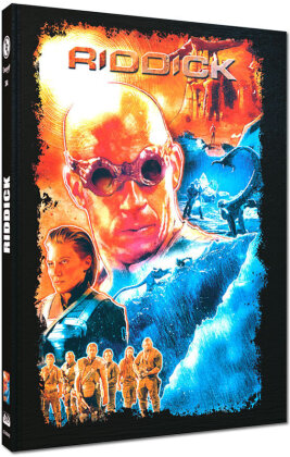 Riddick (2013) (Cover E, Extended Cut, Limited Edition, Mediabook, Blu-ray + DVD)