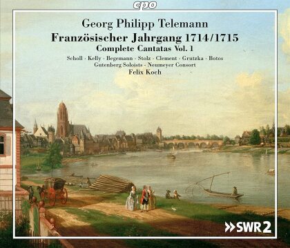 Elisabeth Scholl, Gutenberg Soloists, Neumeyer Consort, Georg Philipp Telemann (1681-1767) & Felix Koch - Kantaten - Französicher Jahrgang Vol. 1 (2 CDs)