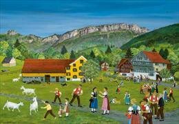 Trachten - Puzzle von Lilly Langenegger