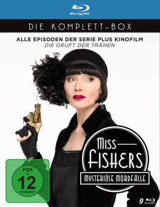 Miss Fishers mysteriöse Mordfälle - Die Komplett-Box - Alle Episoden der Serie plus Kinofilm "Die Gruft der Tränen" (9 Blu-rays)