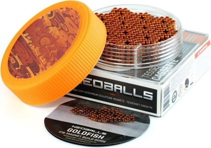 Neoballs Tesseract Cassette Orange - (864 Magnetkugeln)