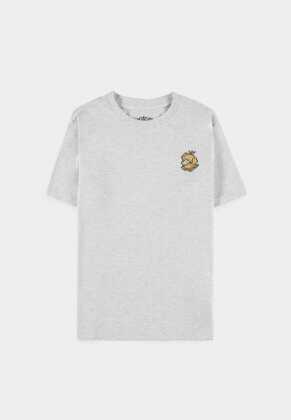 Pokemon - Pixel Psyduck - Women'S Short Sleeved T-Shirt - S Short Sleeved T-Shirts F Grey