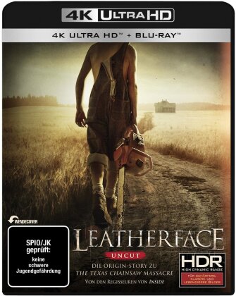 Leatherface (2017) (Uncut, 4K Ultra HD + Blu-ray)