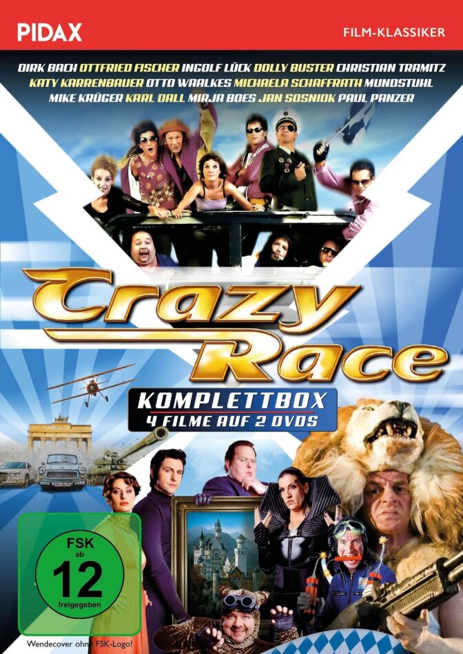 Crazy Race - Komplettbox - 4 Filme (Pidax Film-Klassiker, 2 DVDs)
