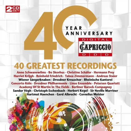 40 Greatest Recordings - 40 Years Anniversary Capriccio-Sampler (Édition 40ème Anniversaire, 2 CD)