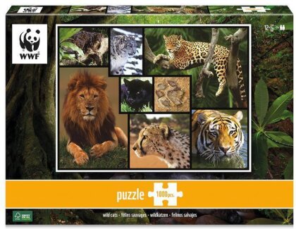 Wildkatzen - 1000 Teile Puzzle