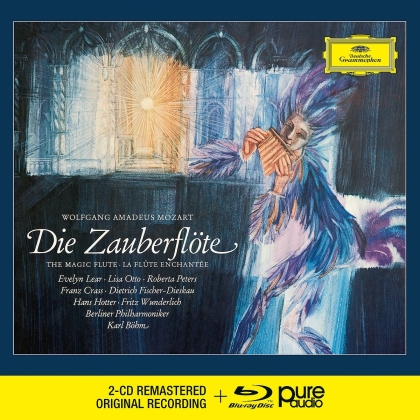 Berlin Philharmonic, Wolfgang Amadeus Mozart (1756-1791), Karl Böhm & Berliner Philharmoniker - Die Zauberflöte (2022 Reissue, + Bluray Audio Only, Deutsche Grammophon, 2 CDs + Blu-ray)