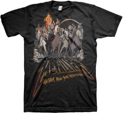 Metallica Unisex T-Shirt - 40th Anniversary Horsemen