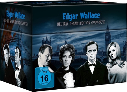 Edgar Wallace - Gesamtedition (1959-1972) (34 Blu-ray + DVD)