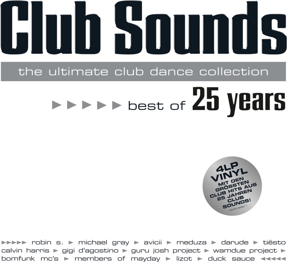 Club Sounds - Best Of 25 Years (4 LPs)